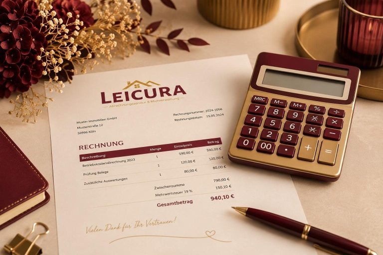 Betriebskostenabrechnung mit LEICURA Betriebskostenabrechnung für Vermieter – LEICURA